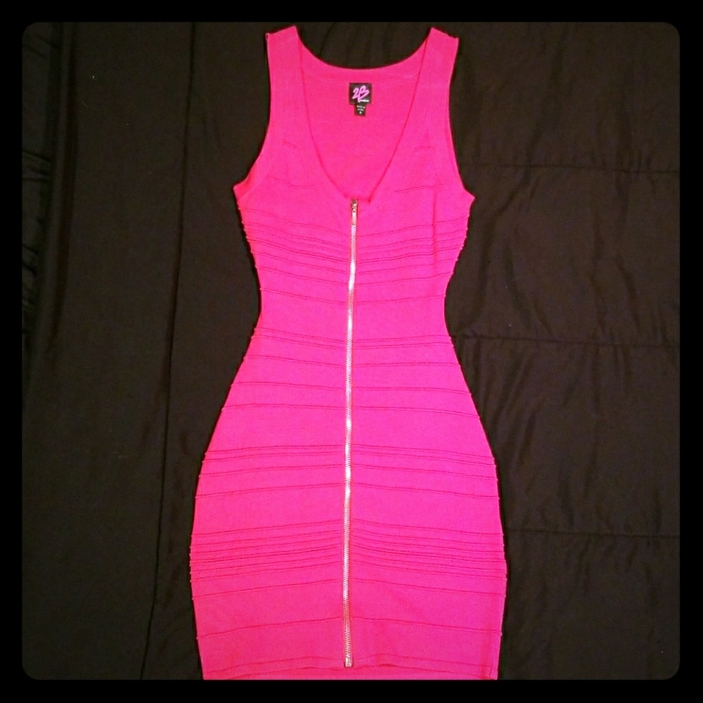 Red bandage dress